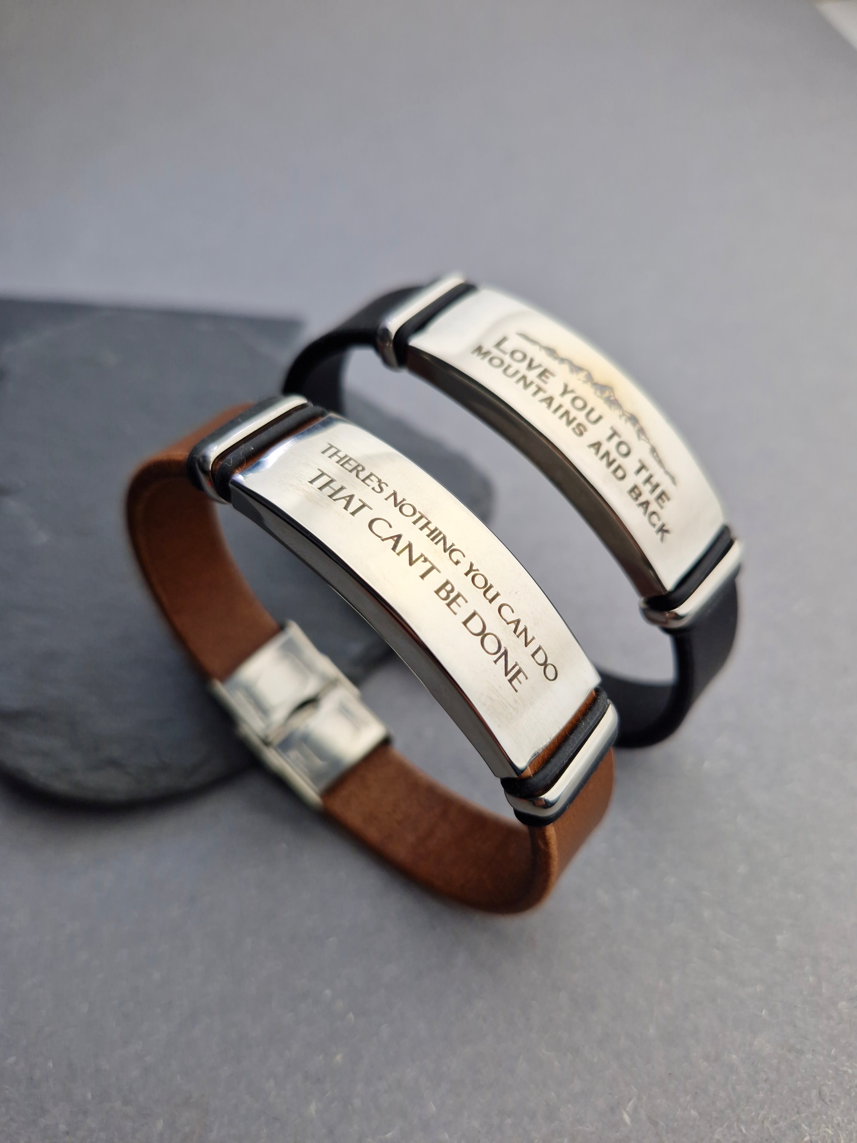 Браслет «Leather Identity» з натуральної шкіри та сталі