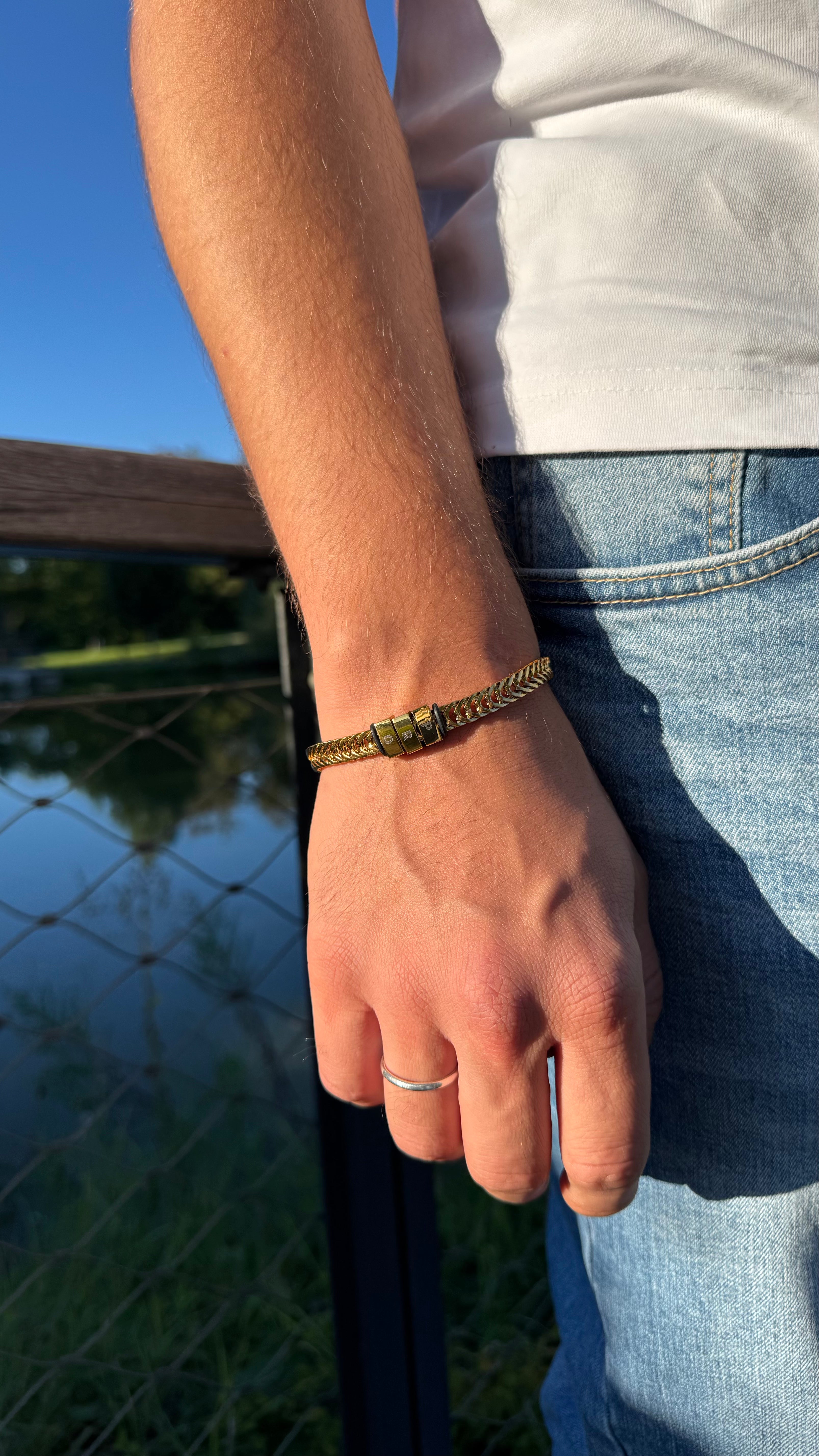 Чоловічий браслет-ланцюг «Constructor»